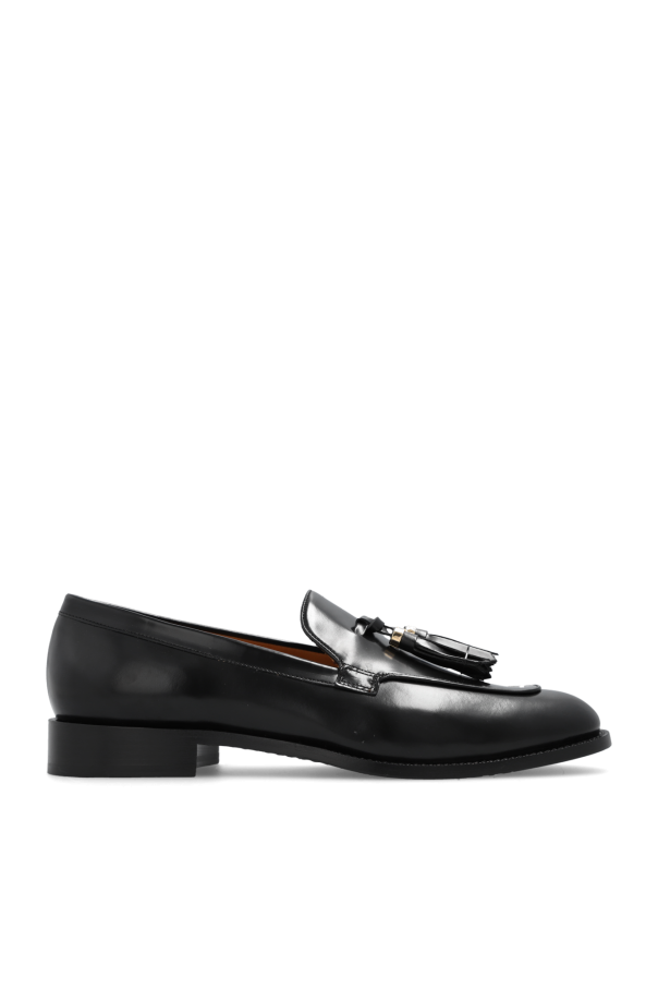 Sandals ANN MEX 0019 Tasos Czarny - Black Leather loafers